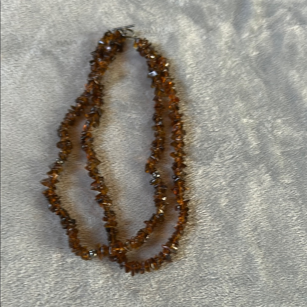 Elegant Brown double strand Beaded Necklace